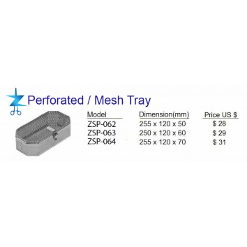 Perforated Mesh Trays
